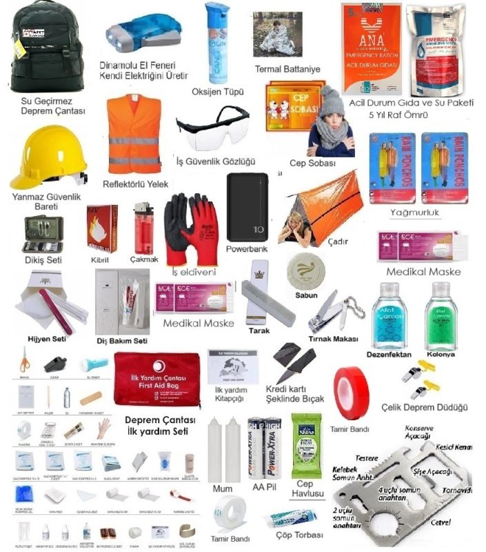 Aile Deprem Çantası